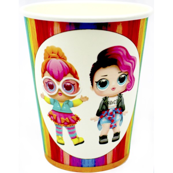 Стакан паперовий дитячий 200мл мікс (10) (1000)