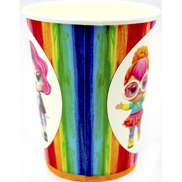 Стакан паперовий дитячий 200мл мікс (10) (1000)