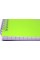 Блокнот пруж. А6 60арк. кліт. пласт. обкл. металік,зелений №О25946(5)(50)