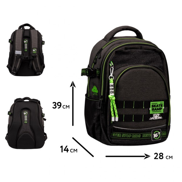 Рюкзак "Yes" TS-109 Р-25 Skate Ramp 3від.,2карм. №550005(10)