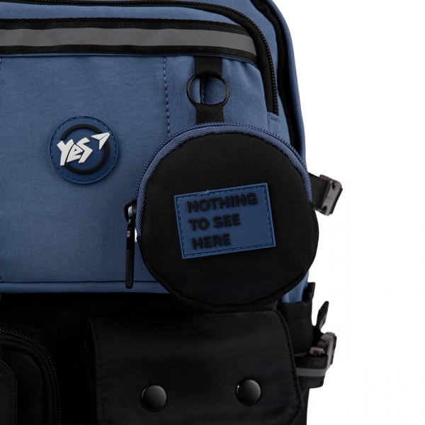 Рюкзак "Yes" T-107 Р-25  Blue 2від.,3карм. №559975