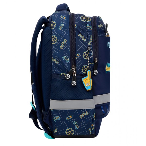 Рюкзак "Yes" S-52 Р-25  Ergo Football Gamer 2від.,4карм. №559891(10)