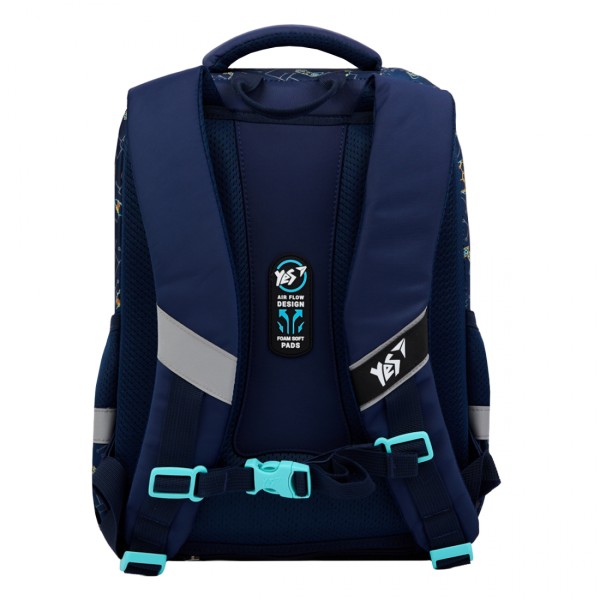 Рюкзак "Yes" S-52 Р-25  Ergo Football Gamer 2від.,4карм. №559891(10)