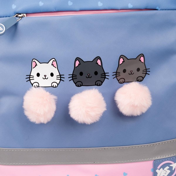 Рюкзак "Yes" S-52 Р-25  Ergo Meow-Meow 2від.,3карм. №559884(10)