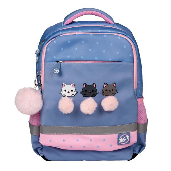 Рюкзак "Yes" S-52 Р-25  Ergo Meow-Meow 2від.,3карм. №559884(10)