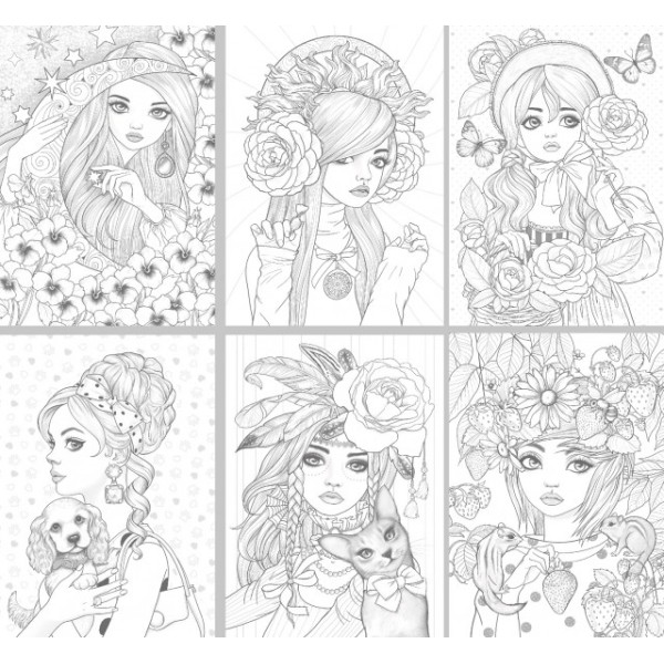 Розмальовка А4 8арк. "Мандарин" №23374(20)