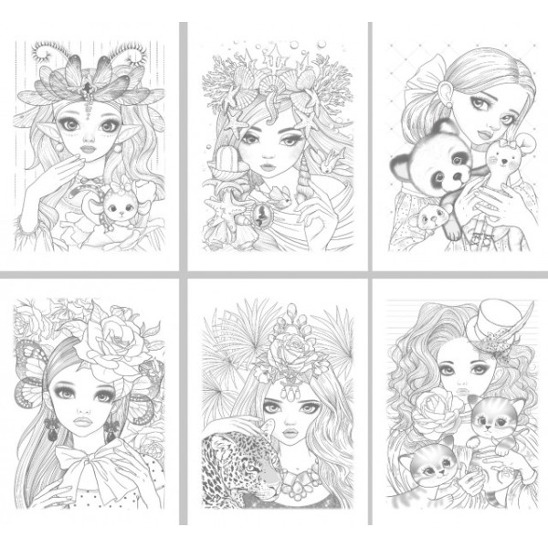 Розмальовка А4 8арк. "Мандарин" №23375(20)