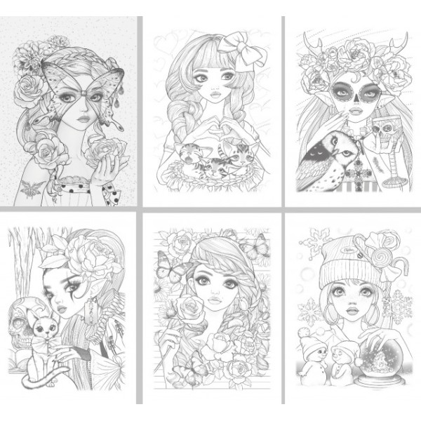 Розмальовка А4 8арк. "Мандарин" №23377(20)