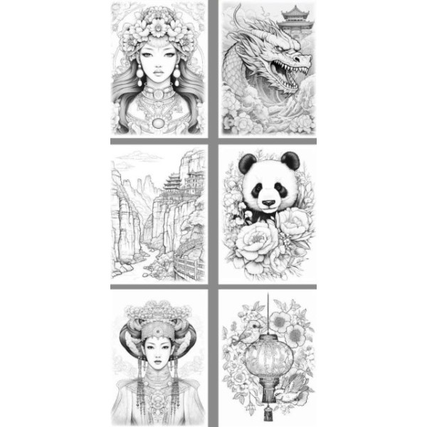 Розмальовка А4 8арк. "Мандарин" №24138(20)