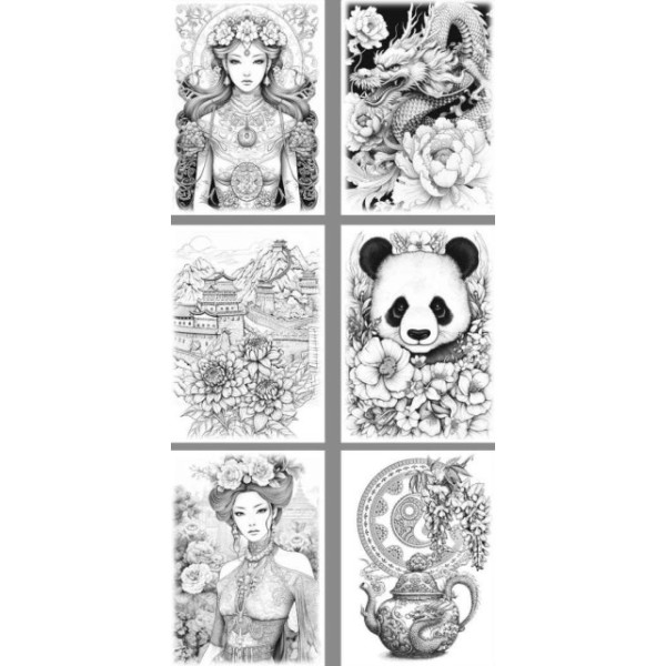 Розмальовка А4 8арк. "Мандарин" №24139(20)