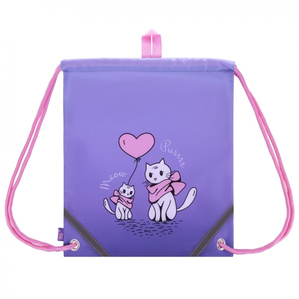 Рюкзак каркасний "Yes" H-100  Р-25  Purr Meow 2від,3карм.№559841+подарунок сумка№550079(4)