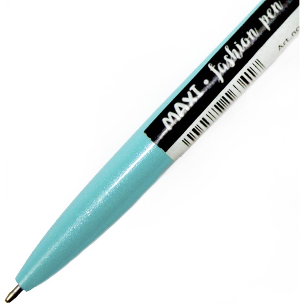 Ручка кульк.метал. "Maxi" №MX16341 OK,з брелоком,синя(10)(50)