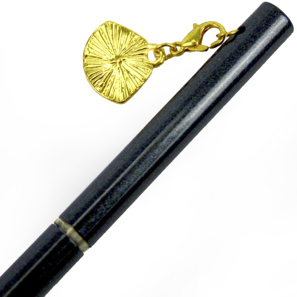 Ручка кульк.метал. "Maxi" №MX16356 Поцілунок,з брелоком,синя(10)(50)