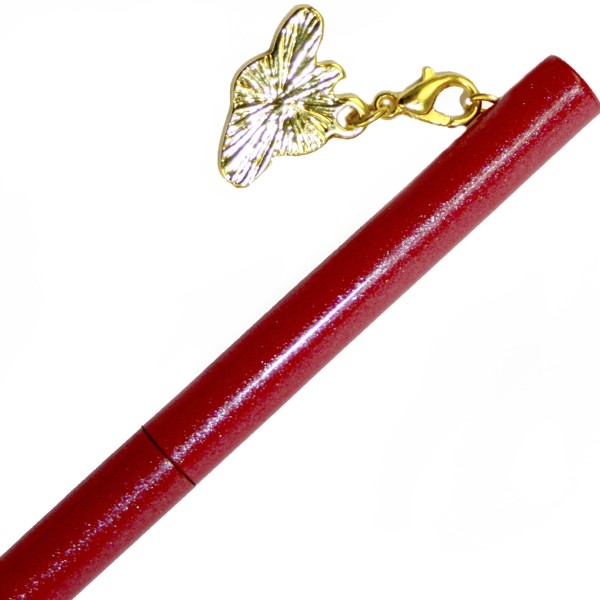 Ручка кульк.метал. "Maxi" №MX16357 Капелюшок,з брелоком,синя(10)(50)