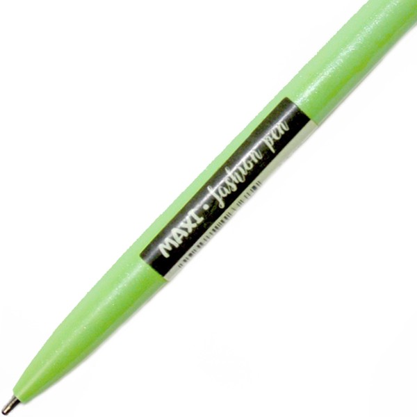 Ручка кульк.метал. "Maxi" №MX16368 з брелоком-китичкою,синя(50)