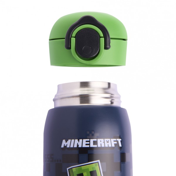Термос метал. 0,42л "Yes" Minecraft.Creeper №708373(10)