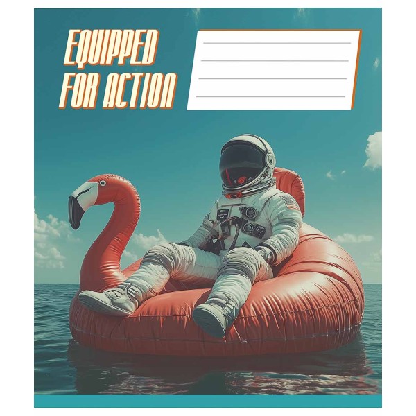 Зошит 48арк. кліт. Школярик "Equipped for action" ВД-лак №048-3519K(10)(100)