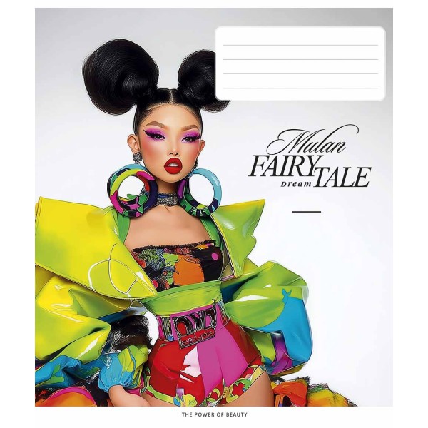 Зошит 36арк. лін. Школярик "Fairytale" дівч. ВД-лак №036-3542L(20)(120)