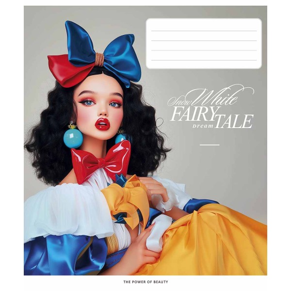 Зошит 36арк. лін. Школярик "Fairytale" дівч. ВД-лак №036-3542L(20)(120)