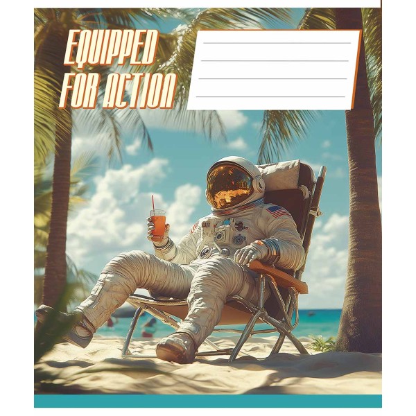 Зошит 48арк. лін. Школярик "Equipped for action" ВД-лак №048-3519L(10)(100)