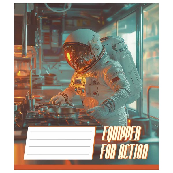 Зошит 48арк. лін. Школярик "Equipped for action" ВД-лак №048-3519L(10)(100)