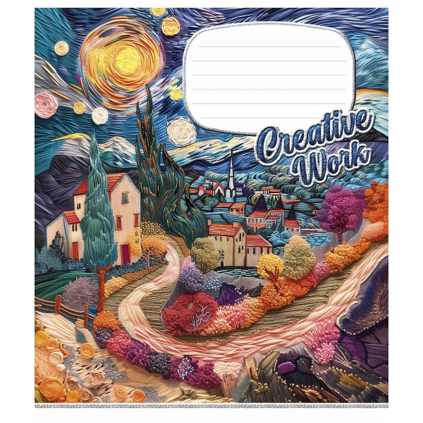 Зошит 18арк. лін. Школярик (хлопч.) ВД-лак №018-3537L(25)(250)