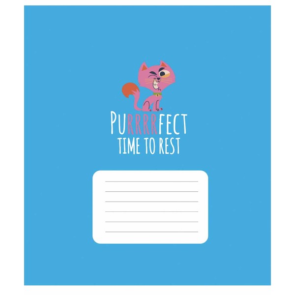 Зошит 18арк. лін. Школярик "Purrrfect cats" ВД-лак №018-3562L(25)(250)