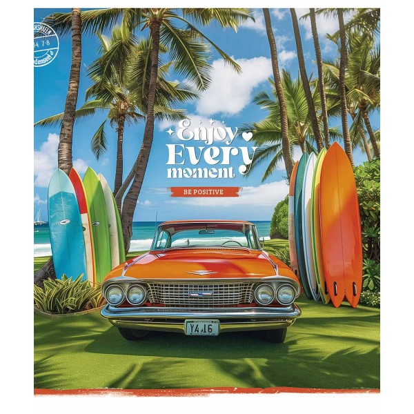 Зошит 96арк. кліт. Школярик "Enjoy your summer" ВД-лак №096-3515K(5)(50)