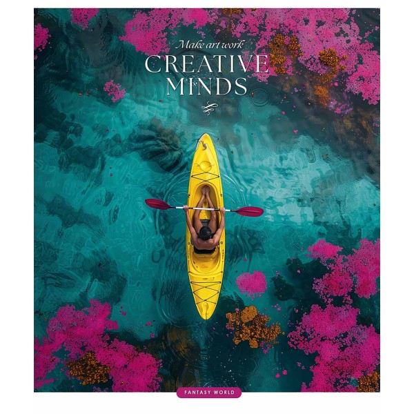Зошит 96арк. лін. Школярик "Creative minds" ВД-лак №096-3509L(5)(50)