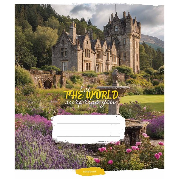 Зошит 96арк. лін. Школярик "Let the world surprise yo" ВД-лак №096-3548L(5)(50)