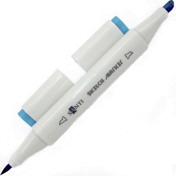 Маркер Santi sketch бирюзовый (6) SM-20/390530