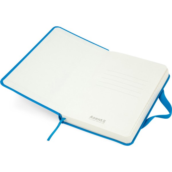 Блокнот А6 96арк. кліт. тв. обкл. "Partner" блакитний №8301-07/Axent/(24)