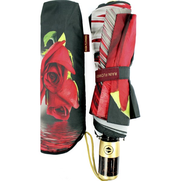 Парасолька жін. автомат "Rain Flowers" №1090(12)(48)