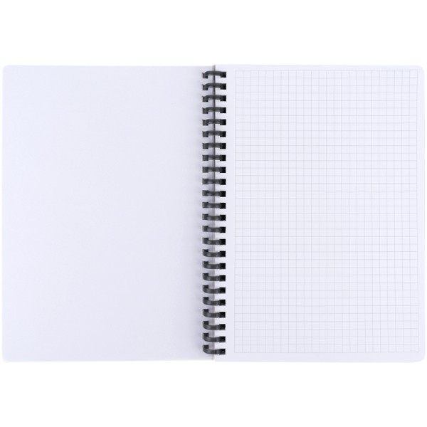 Блокнот пруж. А5 80арк. кліт. пласт. обкл. пісочний №8472-2-A/Axent/(1)(24)