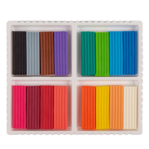 Пластилін "1В" Classic 16 кольор. 320гр №540676(14)