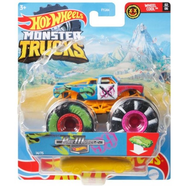 Машинка-позашляховик"Monster Trucks" 1:64,в асорт. №FYJ44/ Hot Wheels/(8)