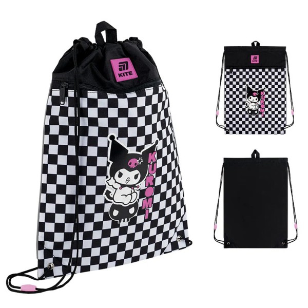 Сумка для взуття "Kite" 601M Kuromi 1від.,1карм. №HK25-601M-4(10)(50)