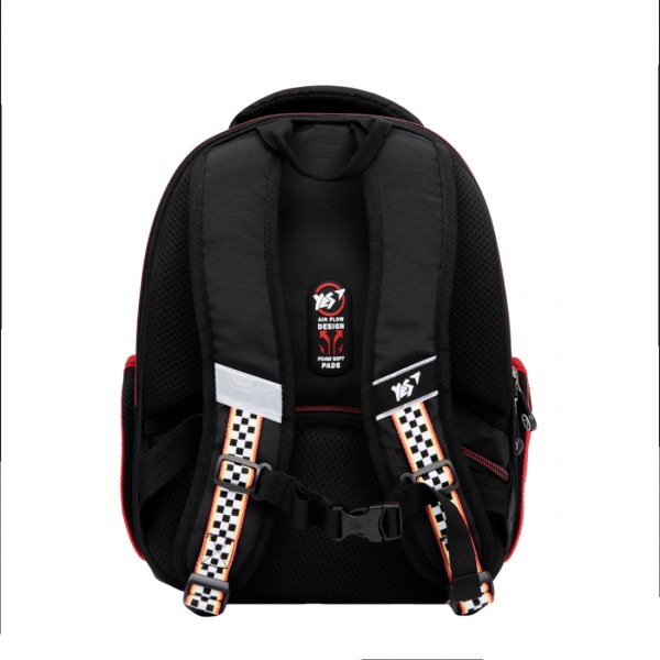 Рюкзак каркасний "Yes" H-100 Р-25 Race Day 2від.,3карм. №559859+подарунок сумка №559661(4)