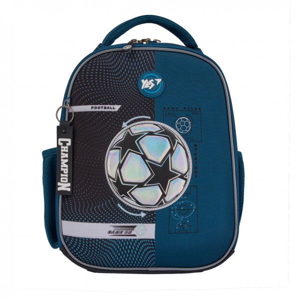 Рюкзак каркасний "Yes" H-100 Р-25 Football Game 2від. №559857+подарунок сумка №559646(4)