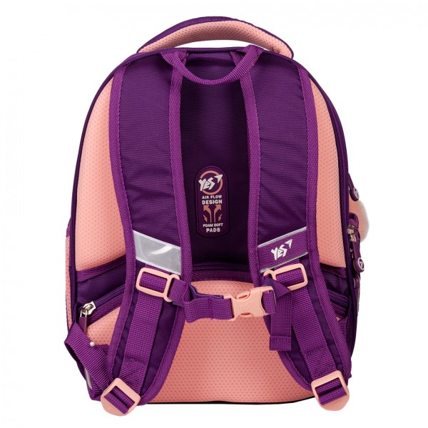 Рюкзак каркасний "Yes" H-100Р-25 Happy Kitty 2від,3карм.№559839+подарунок сумка №559664(4)