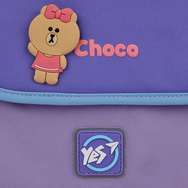 Рюкзак "Yes" S-104 Р-25  Line Friends Pretty Choco 1від.,4карм. №559836