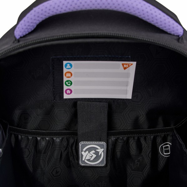 Рюкзак каркасний "Yes" S-109 Р-25  Cute Unicorn 2від.,2карм. №559877(4)