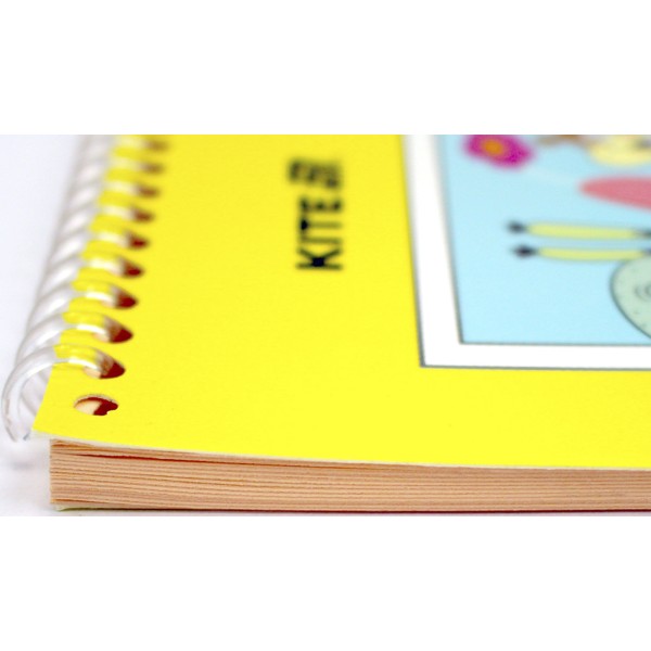 Блокнот пруж. А6 48арк. б/лін. пласт. Sponge Bob №SB25-196/Kite/(20)