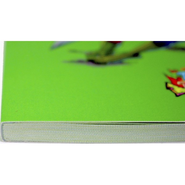 Блокнот А5 64арк. б/лін. м'яка обкл. Ninja Turtles термобіндер №NT25-193-1/Kite/(10)