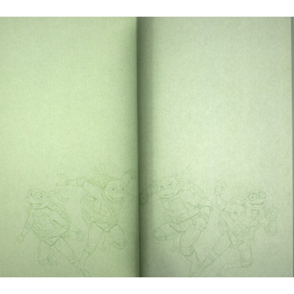 Блокнот А5 64арк. б/лін. м'яка обкл. Ninja Turtles термобіндер №NT25-193-2/Kite/(10)