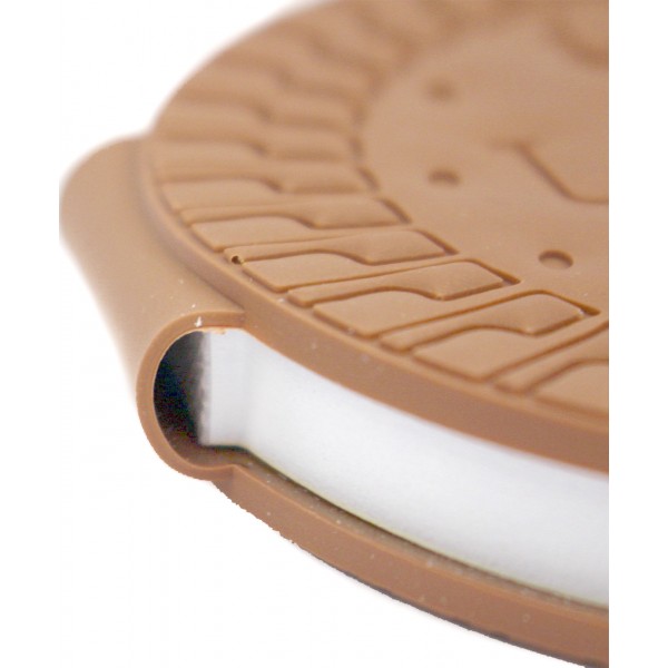 Блокнот 90x90мм 80арк. нелін. ароматиз. обкл.софт тач"Kids line. Biscuit"№ZB.12470-18/Zibi