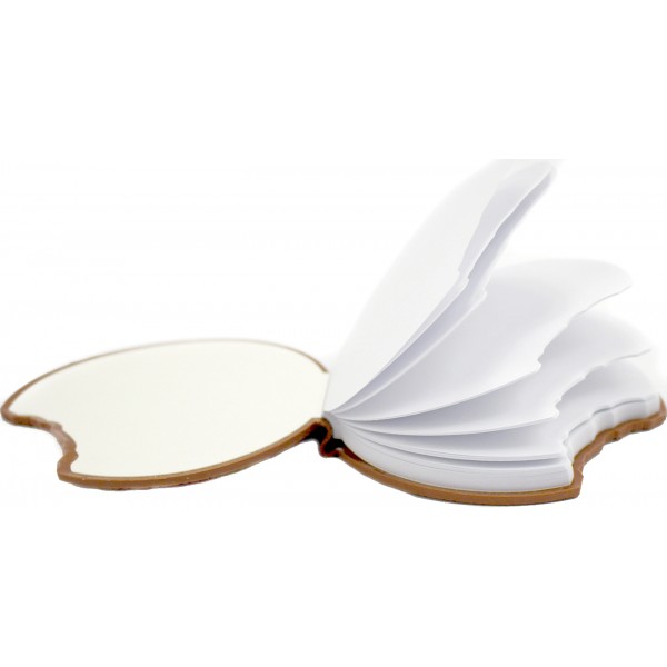 Блокнот 90x90мм 80арк. нелін. ароматиз. обкл.софт тач"Kids line. Biscuit"№ZB.12470-18/Zibi