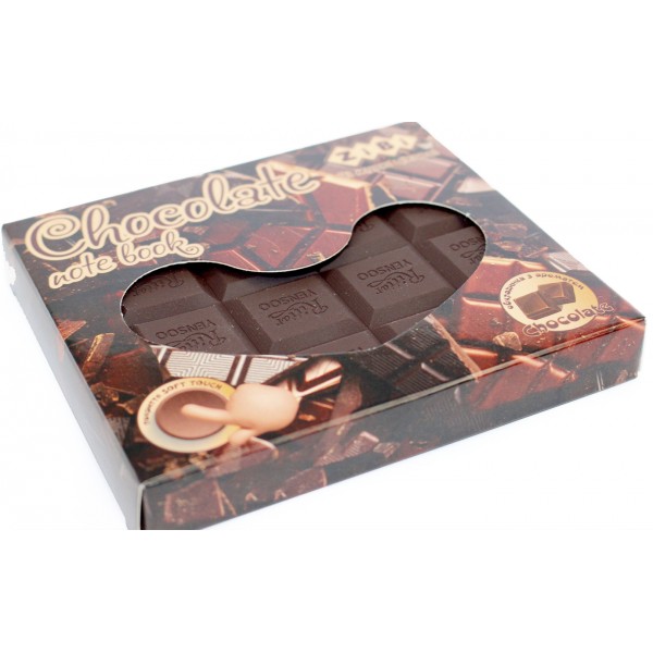 Блокнот 100x87мм 80арк.нелін.ароматиз.обкл. софт тач"Kids line.Chocolate"№ZB.12470-19/Zibi