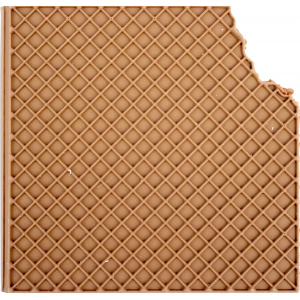 Блокнот 90x90мм 80арк. нелін. ароматиз. обкл. софт тач"Kids line. Waffle"№ZB.12470-25/Zibi