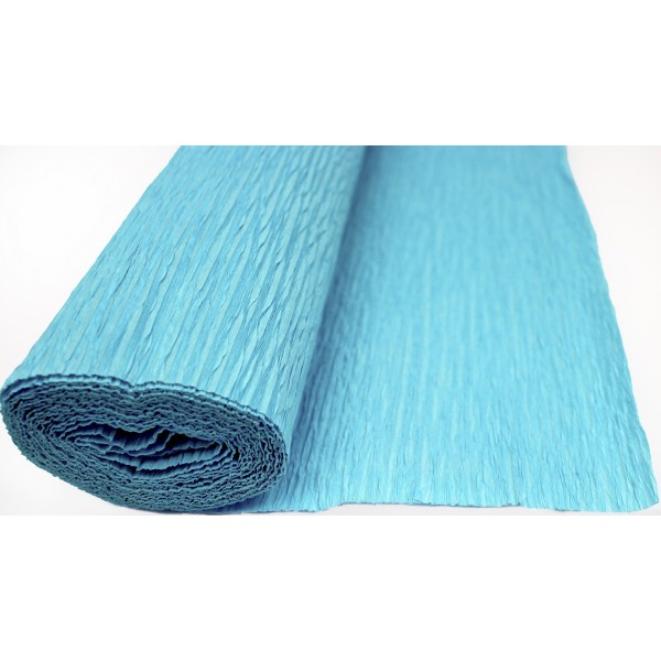 Папір гофра 2м х50см 230% 42г/м2 "Santi" №708088(блакитний)(1)